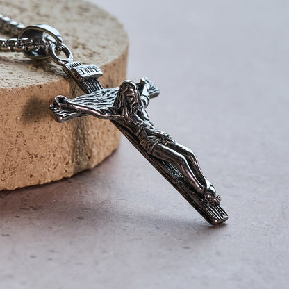 Christ Jewelry Crucifix Pendant Charm Necklace