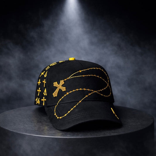 Bible Long Chain Black/Yelllow Cap
