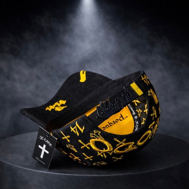 Bible Long Chain Black Cap