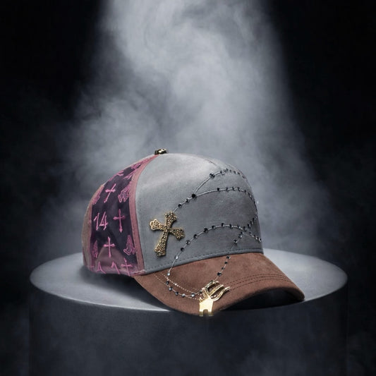 Bible Long Chain Grey Cap