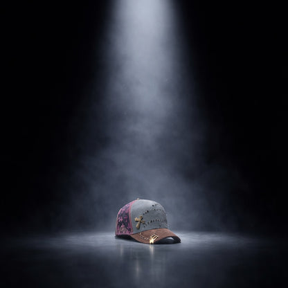 Bible Long Chain Grey Cap