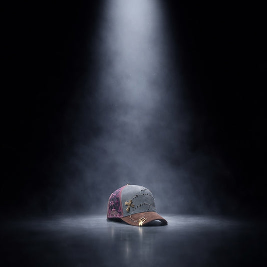 Bible Long Chain Grey Cap