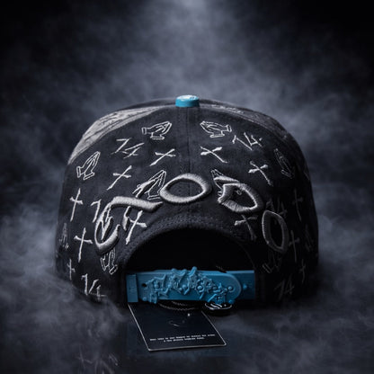 Bible Long Chain Black/Blue Cap