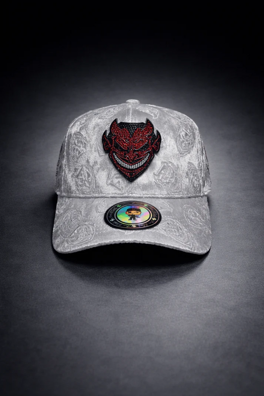White Velvet Snapback