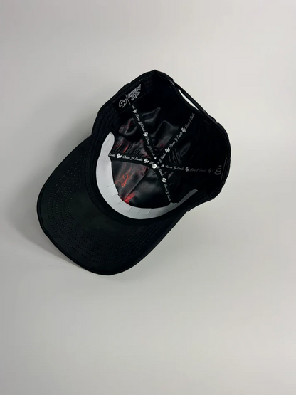 Black Snapback with Suede Brim
