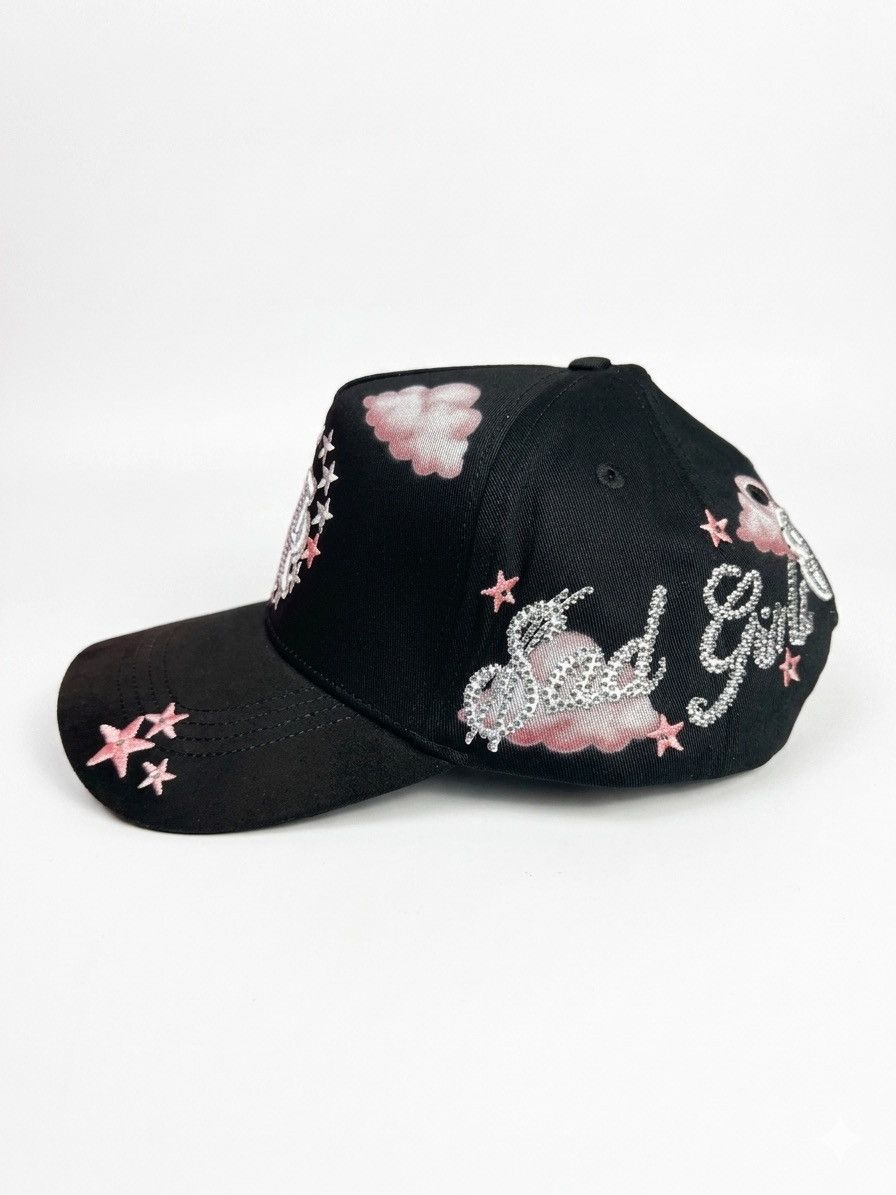 Y2K Rhinestone Snapback – Pink Cloud