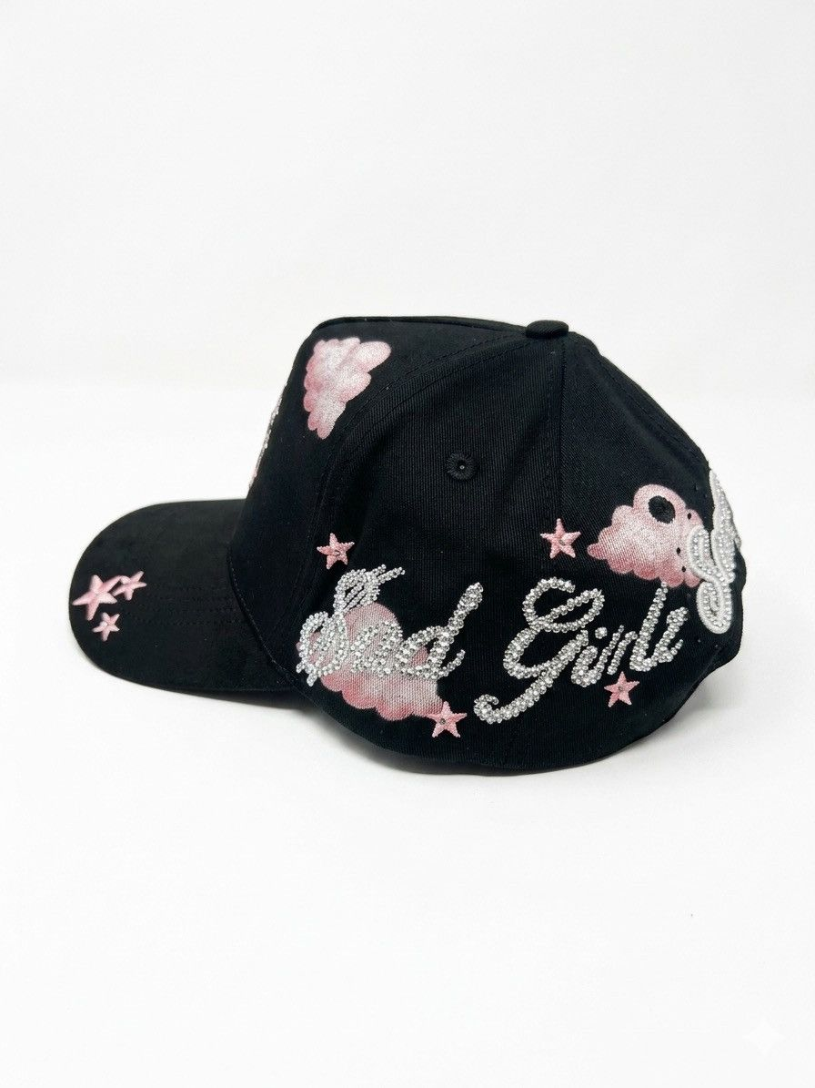 Y2K Rhinestone Snapback – Pink Cloud