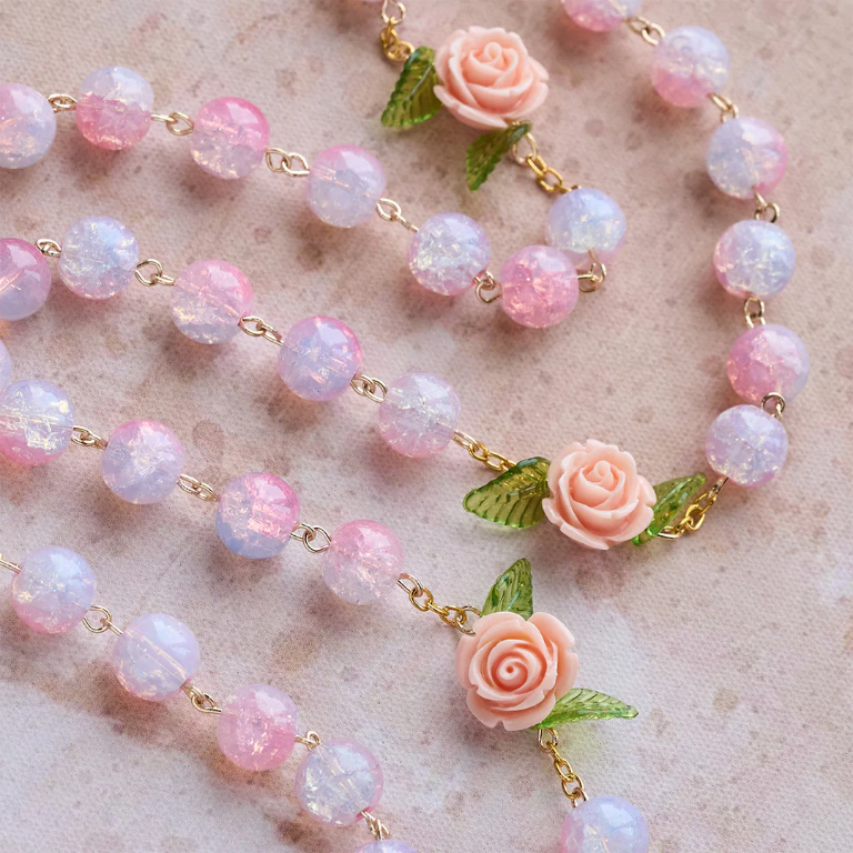 FREE Today: Virgin Mary with Rose-Accented Rosary: Timeless Faith & Floral Faith Symbol