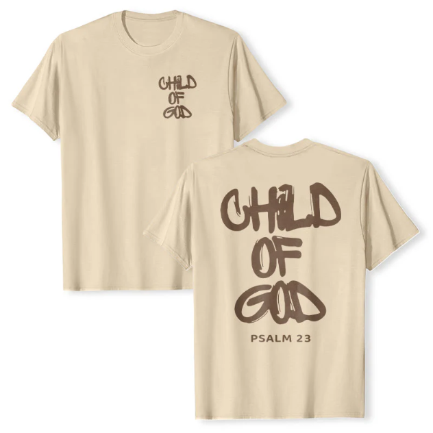 Child of God Cotton Adult T-shirt