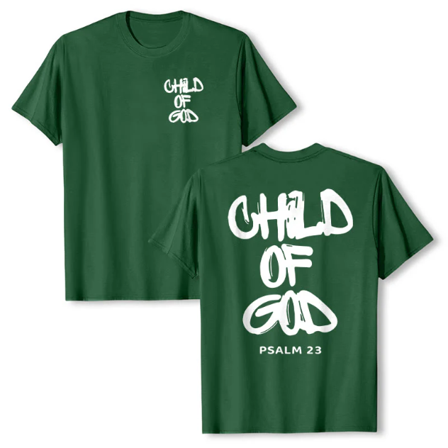 Child of God Cotton Adult T-shirt