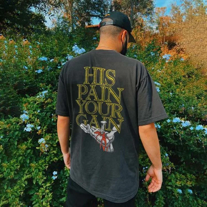 His Pain Your Gai T-shirt