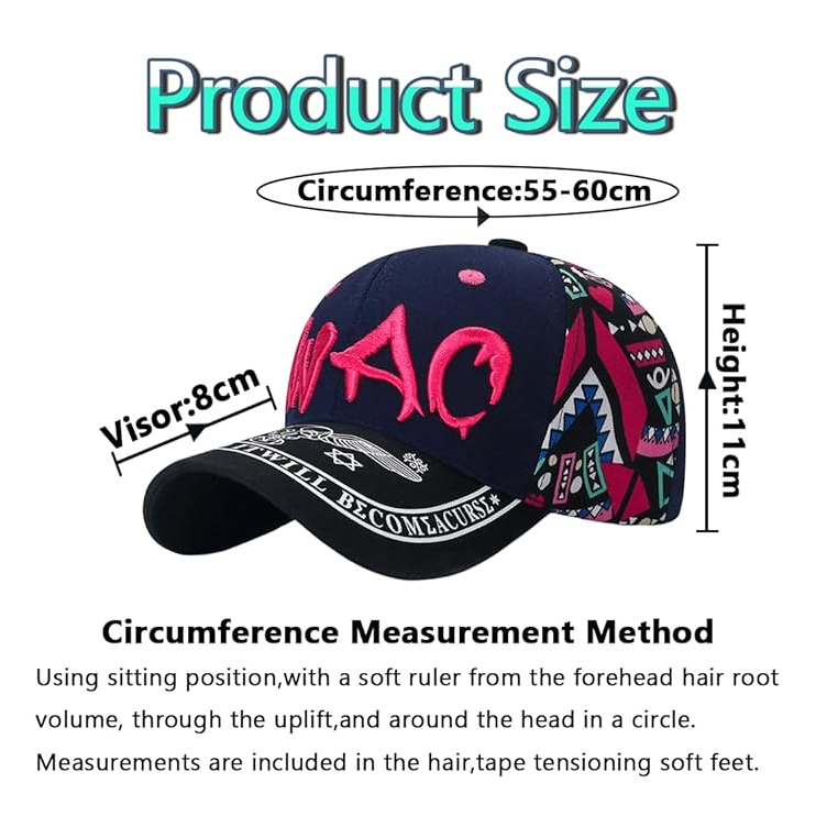 Letter-Printed Embroidered Cotton Baseball Cap
