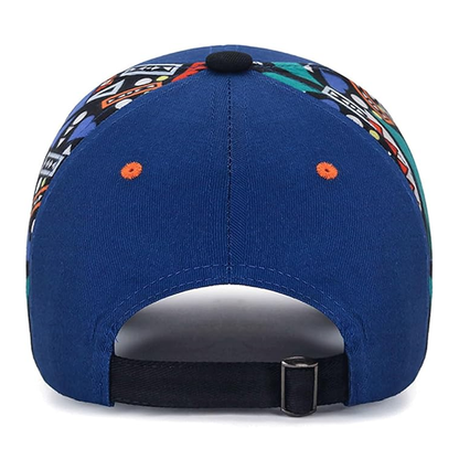 Letter-Printed Embroidered Cotton Baseball Cap