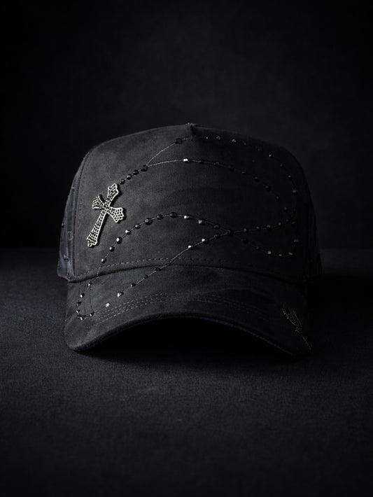 Bible Long Chain Black Cap