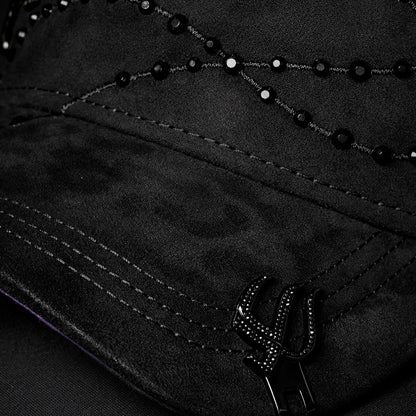 Bible Long Chain Black Cap