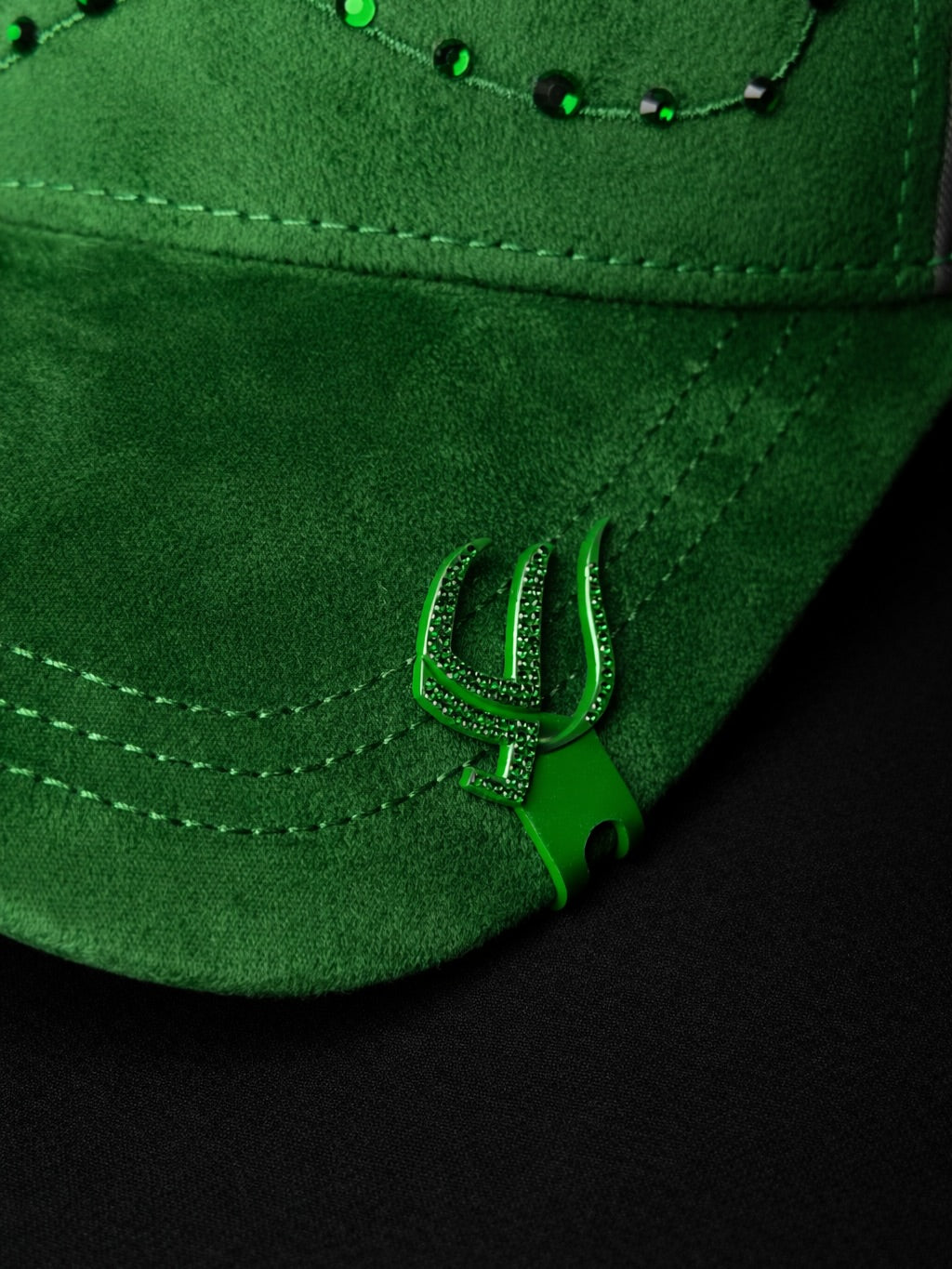 Bible Long Chain Green Cap