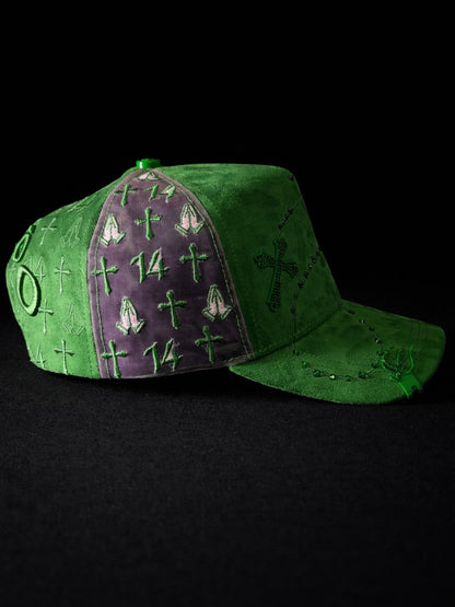 Bible Long Chain Black Cap